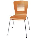 Commercial Laminate Wooden Chair (WD-06011)