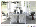 Outdoor Durable Garden Rattan Teak Table Set (TG-1633)