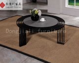 Tempered Glass Coffee Table with Stone Paint Tempered Glass