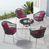 Popular Design Aluminum PE-Rattan Outdoor Furniture Garden Coffee Set (YT940)
