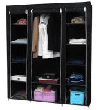 Modern Simple Wardrobe Household Fabric Folding Cloth Ward Storage Assembly King Size Reinforcement Combination Simple Wardrobe (FW-36G)
