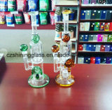 Colorful Tortoise Decoration Glass Water Smoking Pipe with Shower Head