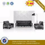 Chrome Metal Frame Combination Leather Office Sofa (HX-CS005)