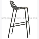 Hollow Black Aluminum High Bar Chair for Club (SP-HBC355)