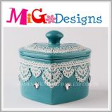 OEM Hot Selling Home Decoration Ceramic Jewelry Box