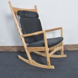 Wooden Patio Furniture Leisure Chaise Lounge Rocking Chair for Bedroom