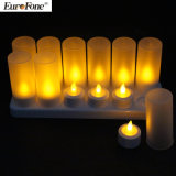 2016 New Wholesale Decoration Rechargeable Flameless Candle