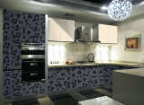 Furniture High Gloss Kitchen Cabinet (ZH-9624)