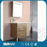 Floor Standing Painting MDF Bathroom Furniture with Mirror Cabinet