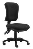 Small Low Back Office Fabric Chair Computer Chair Without Armrest (LDG- 823A)