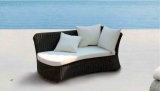 Plastic Rattan Lying Chair Pool Lounge Bed