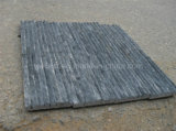 SL-018L Black Color Slate Ledge Stacked Culture Stone Split Finish
