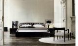 Italian Modern Leather Double Bed (A-B26)