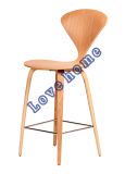 Modern Restaurant Leisure Wooden Cherner Bar Stools Chairs