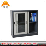 Steel Sliding Glass Door Metal Cupboard Low Filing Cabinet