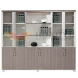 Six Doors Glass Wooden Vertical Office Filing Cabinets (HY-NNH-W06)