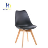 High Quality Modern Design PP Seat Plastic Dining Chair with Cushion