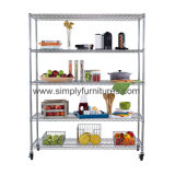 5-Tier Heavy Duty Wire Shelving for Store