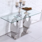 Modern Console Table with Metal Leg Stainless Steel Leg