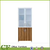 Storage Furniture System Modern Glass Door Tall Wooden Office File Cabinet