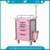 Hospital Equipment Medical ABS Material Emergency Trolley with Drawers