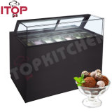 Commercial Supermarket Shop Showcase/Gelato Freezer/Ice Cream Display Freezer Refrigerator Cabinet Ice Cream Keep Cooling