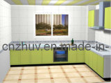 Modern Kitchen Cabinet With Wooden UV Color Painting Panel (ZH-C809)