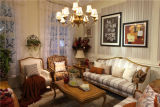 Home Lving Room Furniture 5 Star Hotel Wooden Sofa Set