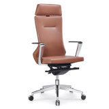 Modern Design of High Back Manager Chair with Aluminum Armrest
