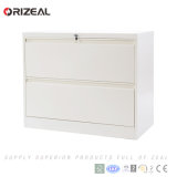 Orizeal 2 Drawer Vertical Lateral Filing Cabinet with Anti Titled Lock (OZ-OSC033)