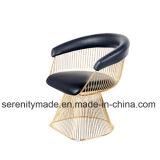 Modern Dining Room Wire Rose Gold Metal Chair China