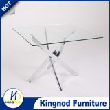 Clear Round/Rectangular Best Sell Table Glass Dining Table