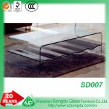 12mm+8mm Clear Glass Bent Glass Coffee Table