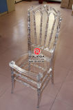 Transparent Clear Crystal PC Resin Plastic Wedding Royal Chiavari Chair