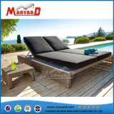 Fancy Outdoor Patio Furniture Waterproof Mesh Sofa Set Double Sunbed Lounger