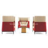 China Leisure Furniture High Back Fabric Sofa for Public Area