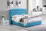 Chesterfield Modular Fabric Double Bed Design