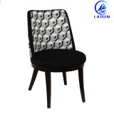 Comfortable Aluminum Wood Imitation Frame Dining Chair with High Quality