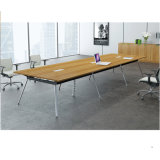 Aluminum Frame Meeting Table with Melamine Table Top