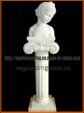 White Marble Bust of Young Eros Mbt1702
