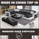 Modern Big Size U Shape Genuine Leather Sofa for Living Room (LZ-3316)