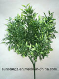PE Artificial Plant Tea Leaf for Home Decoration (50401)