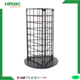 Triangle Wire Mesh Grid Rack with Round Stand