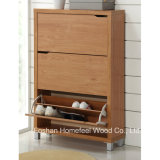 High Quality Wooden Fashion 3 Drawers Shoe Cabinet (SC03)