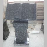 Blue Pearl Granite Open Bible Cremation Pedestal Memorials