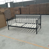 Simple Metal Daybed with Wood Slats (OL1756)