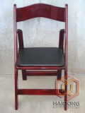 Mahogany Color Wooden Folding Bridal Chair
