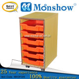 File Cabinet with Plastic Wheel for Moonshow Kitchen Furniture