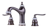 Antique Design Double Handle Washroom Faucet Basin Faucet