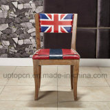 Modern Wooden Frame Restaurant Chair with Typical Picture Printed (SP-EC651)